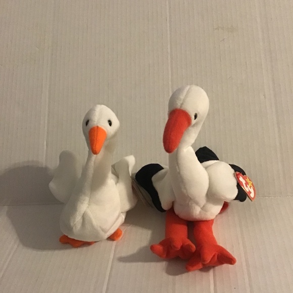 Ty Other - TY Beanie Babies Stilts And Baby Gracie